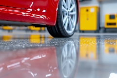 glossy epoxy garage floor