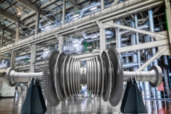 Steam turbine of power generator in an industrial thermal power plant