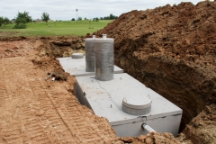 Concrete septic holding tanks