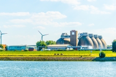 Modern biogas factory in Bremen, Germany