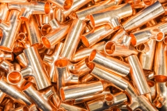 T-joint coppers, Joint coppers in the box.Accessory of refrigeration piping system