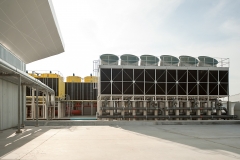 Cooling tower at outdoor.