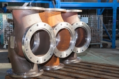 Industrial background from part of valves