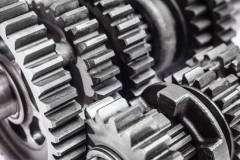 Gears. Machine part.