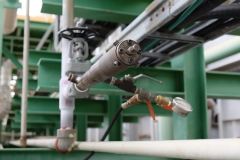 Piping hot tapping and hydro testing by nitrogen in petrochemical plant.