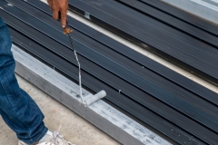 Worker Painting Metal Coat Protect from Rust on the Metal Structure