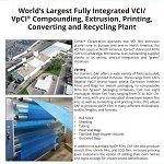 World’s Largest Fully Integrated VCI/VpCI® Compounding, Extrusion, Printing, Converting and Recycling Plant