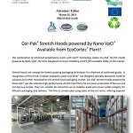 Cor-Pak® Stretch Hoods powered by Nano VpCI® Available from EcoCortec® Plant!