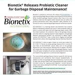 Bionetix® Releases Probiotic Cleaner for Garbage Disposal Maintenance!