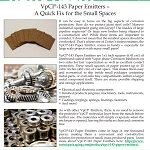 VpCI®-143 Paper Emitters – A Quick Fix for the Small Spaces