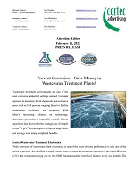 Prevent Corrosion – Save Money in Wastewater Treatment Plants!