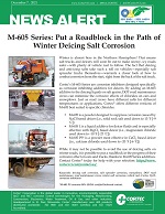M-605 Series: Put a Roadblock in the Path of Winter Deicing Salt Corrosion
