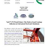 VpCI®-373 Wash Primer: The Path to Good Coatings Adhesion on Galvanized Steel and Aluminum