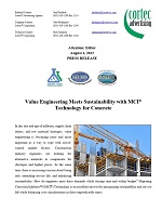 PRESS RELEASE: Value Engineering Meets Sustainability with MCI® Technology for Concrete