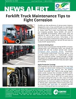 NEWS ALERT: Forklift Truck Maintenance Tips to Fight Corrosion