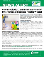 NEWS ALERT: New Probiotic Cleaner from Bionetix® International Reduces Plastic Waste!