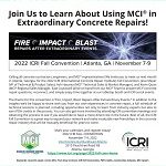 NEWS ALERT: Join Us to Learn About Using MCI® in Extraordinary Concrete Repairs!
