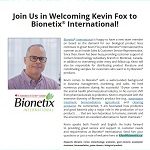 NEWS ALERT: Join Us in Welcoming Kevin Fox to Bionetix® International!