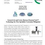 PRESS RELEASE: General Air and Cortec Harness Patented VpCI® Technology for Fire Sprinkler Corrosion Mitigation
