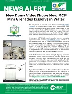 NEWS ALERT: New Demo Video Shows How MCI® Mini Grenades Dissolve in Water!