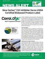 NEWS ALERT: New Cortec® CUI Inhibitor Earns USDA Certified Biobased Product Label