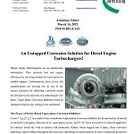 PRESS RELEASE: An Untapped Corrosion Solution for Diesel Engine Turbochargers!