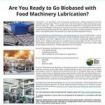 NEWS ALERT: Are You Ready to Go Biobased with Food Machinery Lubrication?