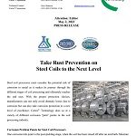 PRESS RELEASE: Take Rust Prevention on Steel Coils to the Next Level