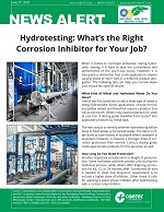 NEWS ALERT: Hydrotesting: What’s the Right Corrosion Inhibitor for Your Job?