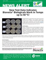 NEWS ALERT: New Test Data Indicates Bionetix® Biologicals Work in Temps up to 50 °C!