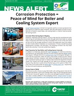 NEWS ALERT: Corrosion Protection = Peace of Mind for Boiler and Cooling System Export