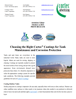 PRESS RELEASE: Choosing the Right Cortec® Coatings for Tank Maintenance and Corrosion Protection