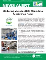 NEWS ALERT: Oil-Eating Microbes Help Clean Auto Repair Shop Floors