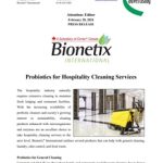 PRESS RELEASE: Probiotics for Hospitality Cleaning Services