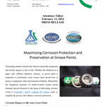 PRESS RELEASE: Maximizing Corrosion Protection and Preservation at Grease Points