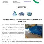PRESS RELEASE: Best Practices for Successful Corrosion Protection with VpCI® Film