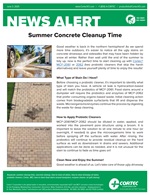 NEWS ALERT: Summer Concrete Cleanup Time