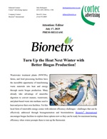 PRESS RELEASE: Turn Up the Heat Next Winter with Better Biogas Production!
