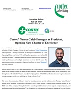 PRESS RELEASE: Cortec® Names Caleb Pheneger as President, Opening New Chapter of Excellence