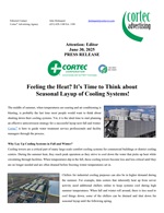 PRESS RELEASE: Feeling the Heat? It’s Time to Think about Seasonal Layup of Cooling Systems!