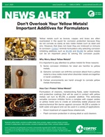 NEWS ALERT: Don’t Overlook Your Yellow Metals! Important Additives for Formulators