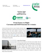 PRESS RELEASE: From Factory to Flight: Corrosion and ESD Protection for Avionics