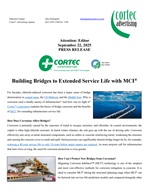 PRESS RELEASE: Building Bridges to Extended Service Life with MCI®