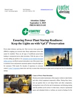 PRESS RELEASE: Ensuring Power Plant Startup Readiness: Keep the Lights on with VpCI® Preservation