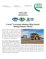 PRESS RELEASE: Cortec® Corrosion Solutions Help Absorb Mining Industry Shocks