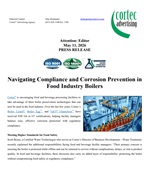 PRESS RELEASE: Navigating Compliance and Corrosion Prevention in Food Industry Boilers